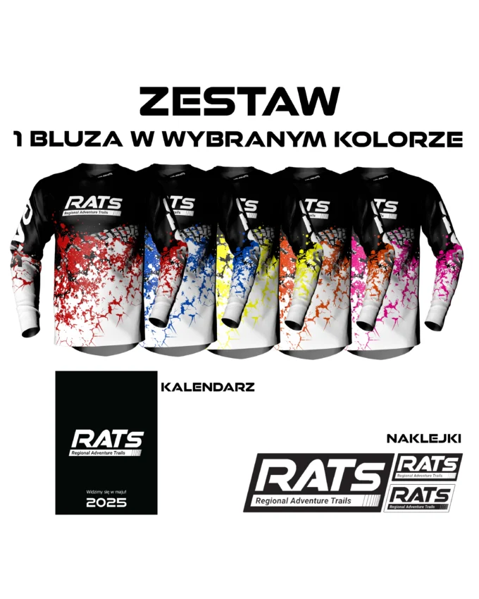 Bluza MX RATs Color + Kalendarz + Naklejki RATs!