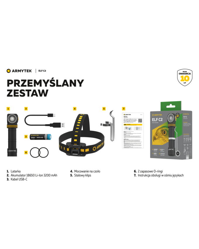 Latarka ARMYTEK ELF C2